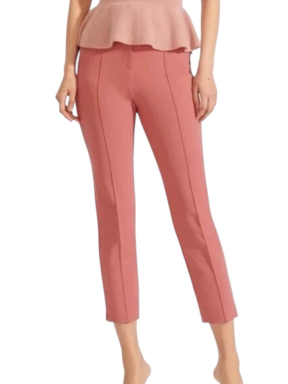VERONICA BEARD Lago Cropped Trousers in Dusty Rose Size 8 — GORGEOUS!!!